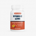 Vitamin C 1000mg With Zinc For Immune Support Health 120 Capsules